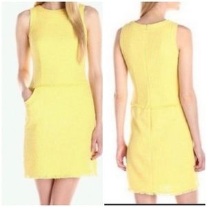 Calvin Klein yellow dress with pockets